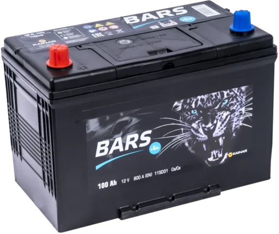 BarsAsia 6СТ-100 АПЗ (115D31R, левый+)