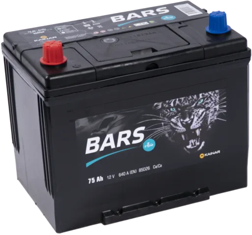 BarsAsia 6СТ-75 АПЗ (85D26R, левый+)