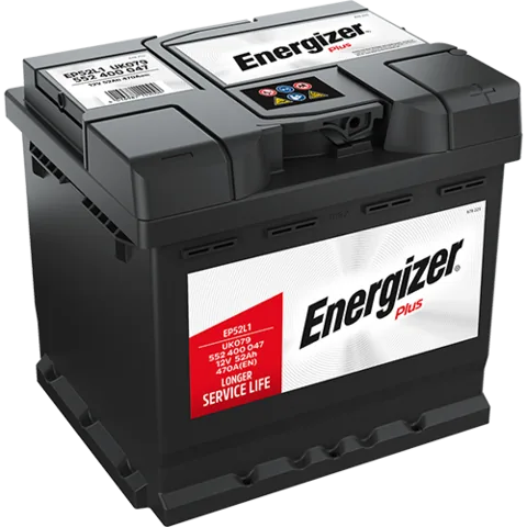 Energizer Plus EP52L1 52 Ah (правый+)