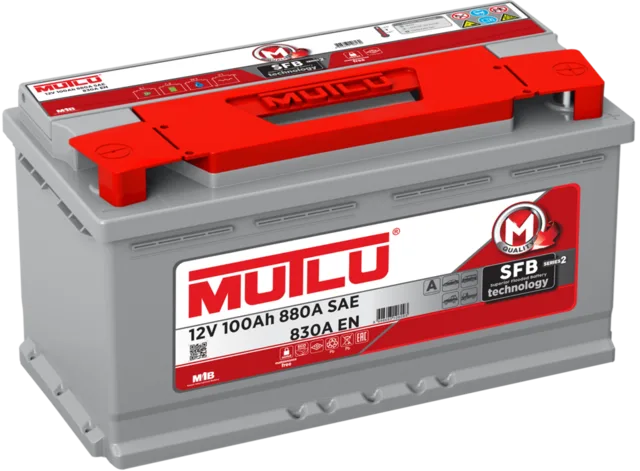 Mutlu 100 Ач (L5.100.083.A, правый+)
