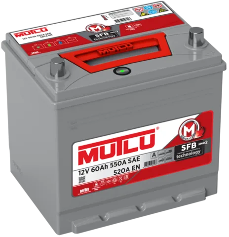 Mutlu 60 Ач (D23.60.052.C, правый+)