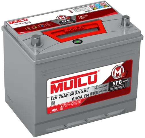 Mutlu 75 Ач (D26.75.064.D, левый+)