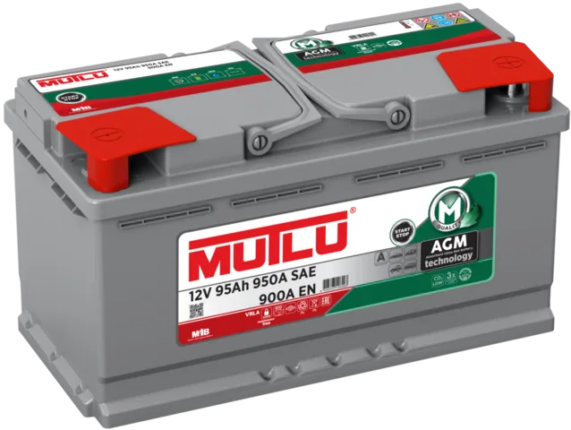 Mutlu AGM 95 Ач (L5.95.090.A, правый+)