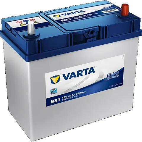 VartaBlue Dynamic B31 45 Ач (правый+)