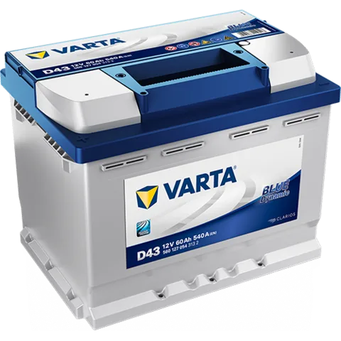 VartaBlue Dynamic D43 60 Ач (левый+)
