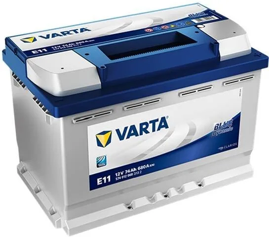 VartaBlue Dynamic E11 74 Ач (правый+)