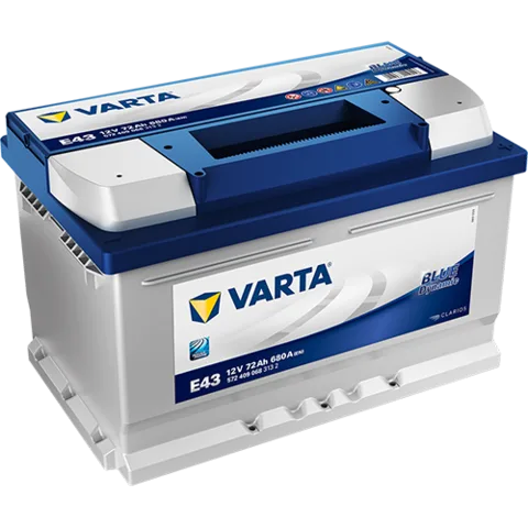 VartaBlue Dynamic E43 74 Ач (правый+)
