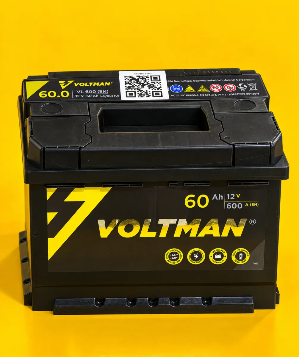 VOLTMAN 6CT-60.0 VL (правый+)