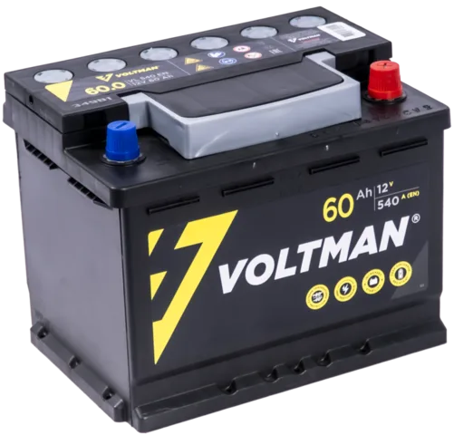VOLTMAN 6CT-60.0 VL (правый+)
