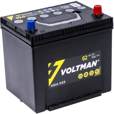 VOLTMAN ASIA 6CT-62.0 VL (правый+)