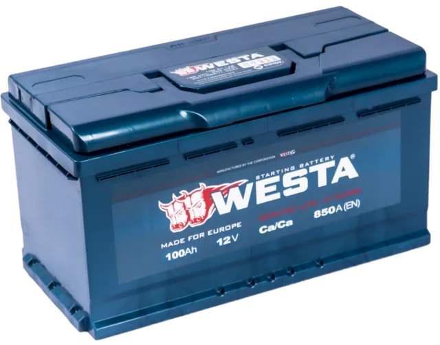 Westa 100 Ач (правый+)