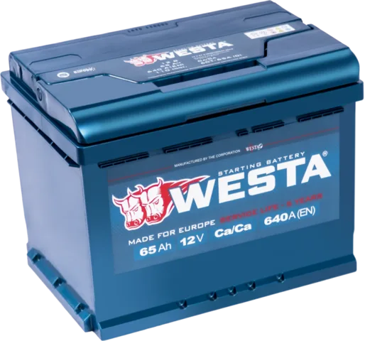 Westa 65 Ач (правый+)