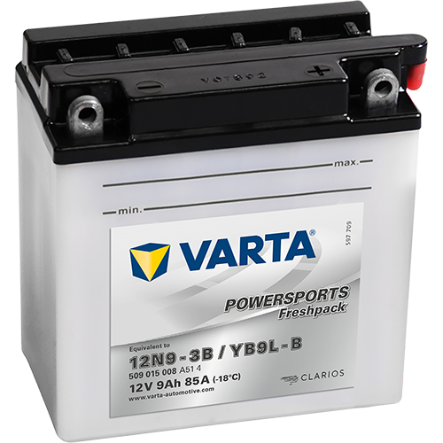 Varta Powersports Freshpack YB9L-B 9 Ач