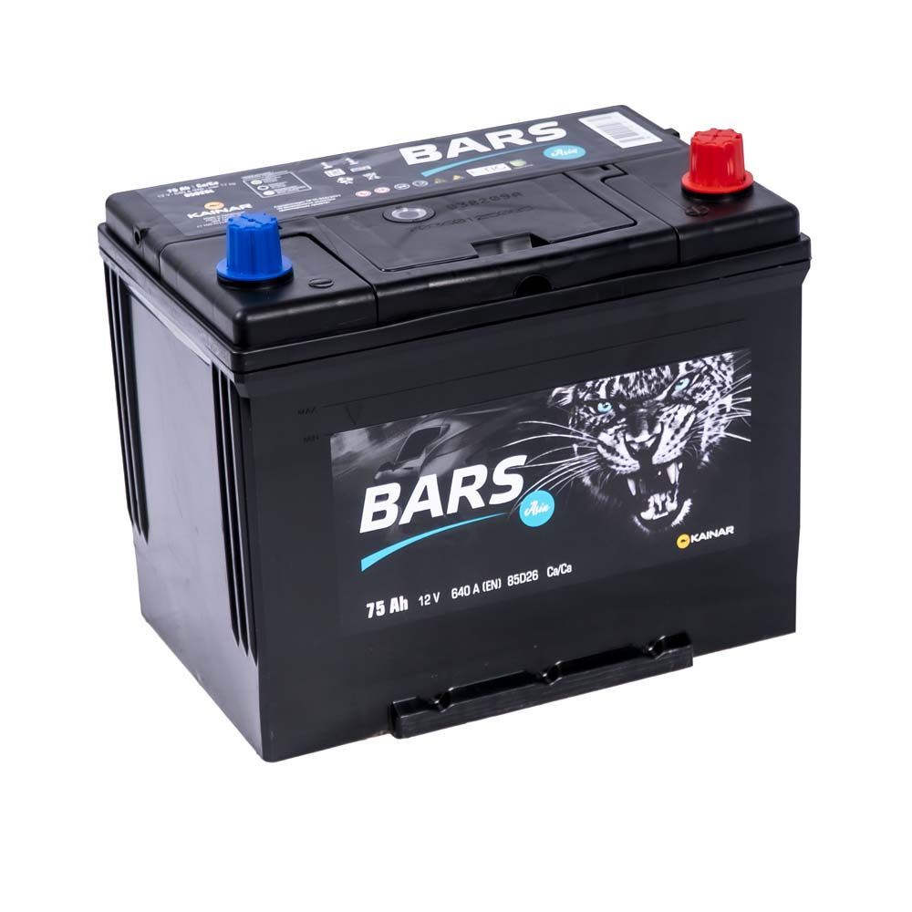 Bars Asia 6СТ-75 АПЗ (85D26L, правый+)