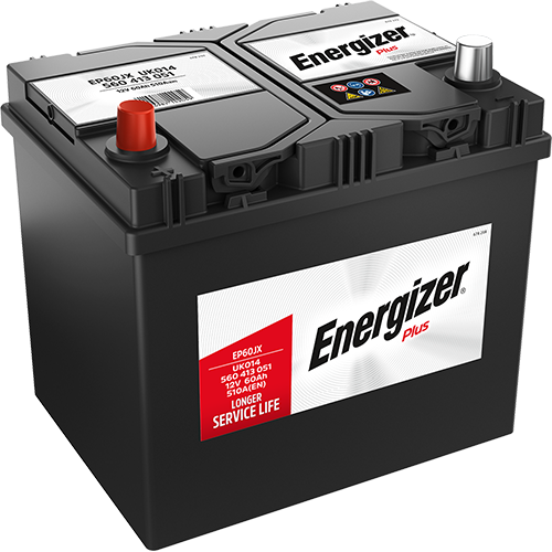 Energizer Plus EP60JX 60 Ah (левый+)
