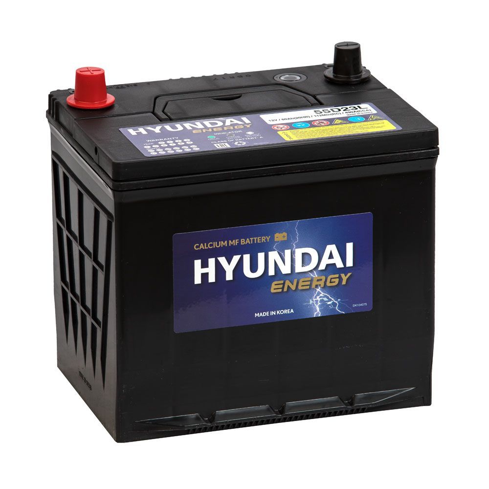 Hyundai Energy 60 Ач (55D23L, правый+)