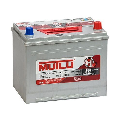Mutlu 75 Ач (D26.75.064.C, правый+) Mutlu 75 Ач (D26.75.064.C, правый+)