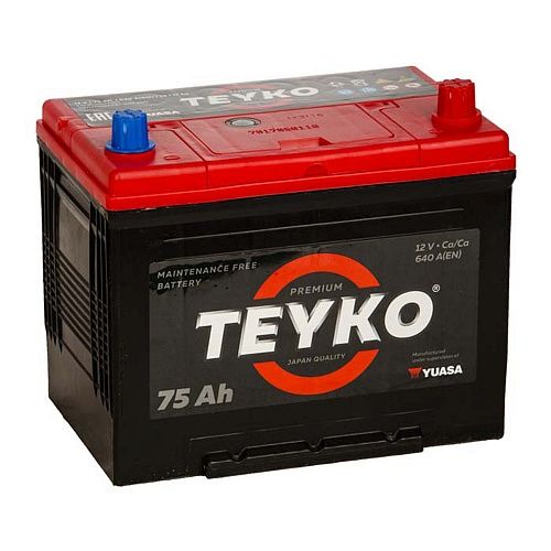 Teyko Asia 6СТ-75 АПЗ (85D26L, правый+) Teyko Asia 6СТ-75 АПЗ (85D26L, правый+)