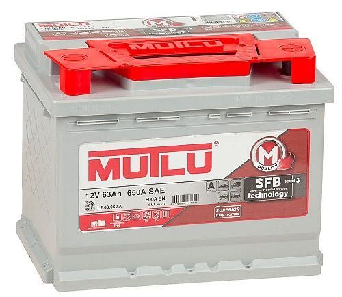 Mutlu 63 Ач (L2.63.060.A, правый+) Mutlu 63 Ач (L2.63.060.A, правый+)